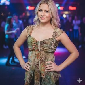 Elegant Multicolor Camisole Top